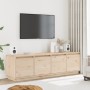 Mueble de TV de madera maciza de pino 156x37x45 cm en Muebles TV | Comprar online en Foru.es