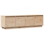Mueble de TV de madera maciza de pino 156x37x45 cm en Muebles TV | Comprar online en Foru.es