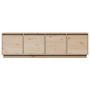 Mueble de TV de madera maciza de pino 156x37x45 cm en Muebles TV | Comprar online en Foru.es