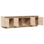 Mueble de TV de madera maciza de pino 156x37x45 cm en Muebles TV | Comprar online en Foru.es