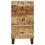 Sideboard mit 3 Schubladen aus massivem Mangoholz aus Eisen, 40 x 33,5 x 75 cm von vidaXL, Sideboards - Ref: Foro24-352905, P...