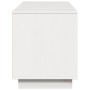 Mueble de TV madera maciza de pino blanco 156x37x45 cm en Muebles TV | Comprar online en Foru.es