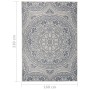 Alfombra de exterior de tejido plano rayas azules 160x230 cm de vidaXL, Alfombras - Ref: Foro24-340832, Precio: 57,40 €, Desc...