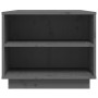 Mesa de centro de madera maciza de pino gris 90x49x40,5 cm en Mesas de centro | Comprar online en Foru.es
