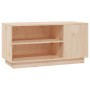 Mueble de TV de madera maciza de pino 80x35x40,5 cm en Muebles TV | Comprar online en Foru.es
