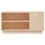 Mueble de TV de madera maciza de pino 80x35x40,5 cm en Muebles TV | Comprar online en Foru.es