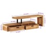 Mueble de TV madera maciza de acacia de vidaXL, Muebles TV - Ref: Foro24-351780, Precio: 244,47 €, Descuento: %