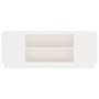Mueble de TV madera maciza de pino blanco 110x35x40,5 cm en Muebles TV | Comprar online en Foru.es