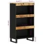 Beistellschrank aus massivem Mangoholz, 60 x 33 x 107 cm von vidaXL, Nachttische - Ref: Foro24-352889, Preis: 129,93 €, Rabat...