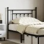 Kopfteil aus schwarzem Metall, 90 cm von vidaXL, Kopf- und Fußteile - Ref: Foro24-353565, Preis: 32,71 €, Rabatt: %