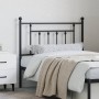 Cabecero de metal negro 90 cm de vidaXL, Cabeceros y pies de cama - Ref: Foro24-353565, Precio: 33,36 €, Descuento: %