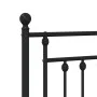 Kopfteil aus schwarzem Metall, 90 cm von vidaXL, Kopf- und Fußteile - Ref: Foro24-353565, Preis: 32,71 €, Rabatt: %
