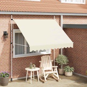 Toldo retráctil de operación manual 250 cm crema en Toldos | Comprar online en Foru.es