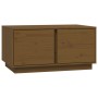 Mesa de centro madera maciza de pino marrón miel 80x50x40 cm en Mesas de centro | Comprar online en Foru.es