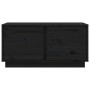 Mesa de centro madera maciza de pino negro 80x50x40 cm en Mesas de centro | Comprar online en Foru.es