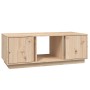 Mesa de centro de madera maciza de pino 110x50x40 cm en Mesas de centro | Comprar online en Foru.es