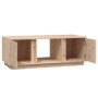 Mesa de centro de madera maciza de pino 110x50x40 cm en Mesas de centro | Comprar online en Foru.es