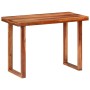 Mesa de comedor madera maciza de acacia 110x50x76 cm de vidaXL, Mesas de cocina y de comedor - Ref: Foro24-353317, Precio: 23...