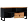 Mueble de TV madera acacia y madera contrachapada 100x33x46 cm de vidaXL, Muebles TV - Ref: Foro24-351971, Precio: 76,53 €, D...