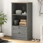 Librería VIGO madera maciza de pino gris 60x35x114,5 cm de vidaXL, Librerías y estanterías - Ref: Foro24-353186, Precio: 132,...