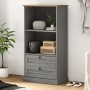Librería VIGO madera maciza de pino gris 60x35x114,5 cm de vidaXL, Librerías y estanterías - Ref: Foro24-353186, Precio: 141,...