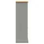 Librería VIGO madera maciza de pino gris 60x35x114,5 cm de vidaXL, Librerías y estanterías - Ref: Foro24-353186, Precio: 132,...