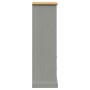 Librería VIGO madera maciza de pino gris 60x35x114,5 cm de vidaXL, Librerías y estanterías - Ref: Foro24-353186, Precio: 141,...