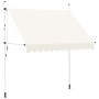 Toldo retráctil de operación manual 250 cm crema en Toldos | Comprar online en Foru.es