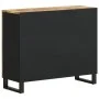 Aparador con 2 puertas madera maciza de mango 90x33x75 cm de vidaXL, Aparadores - Ref: Foro24-352925, Precio: 196,64 €, Descu...