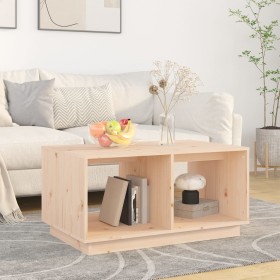 Mesa de centro de madera maciza de pino 80x50x40 cm en Mesas de centro | Comprar online en Foru.es