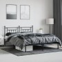 Estructura de cama con cabecero metal negro 183x213 cm de vidaXL, Camas y somieres - Ref: Foro24-353542, Precio: 116,01 €, De...