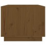 Mesa de centro madera maciza de pino marrón miel 80x50x40 cm en Mesas de centro | Comprar online en Foru.es