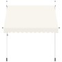 Toldo retráctil de operación manual 250 cm crema en Toldos | Comprar online en Foru.es
