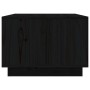 Mesa de centro de madera maciza de pino negro 80x50x35 cm en Mesas de centro | Comprar online en Foru.es
