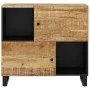 Aparador con 2 puertas madera maciza de mango 80x33x75 cm de vidaXL, Aparadores - Ref: Foro24-352921, Precio: 150,94 €, Descu...