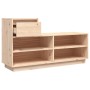 Mueble zapatero de madera maciza de pino 110x34x61 cm en Zapateros y organizadores de calzado | Comprar online en Foru.es