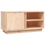 Mueble de TV de madera maciza de pino 80x35x40,5 cm en Muebles TV | Comprar online en Foru.es