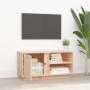 Mueble de TV de madera maciza de pino 80x35x40,5 cm en Muebles TV | Comprar online en Foru.es