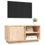 Mueble de TV de madera maciza de pino 80x35x40,5 cm en Muebles TV | Comprar online en Foru.es