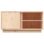 Mueble de TV de madera maciza de pino 80x35x40,5 cm en Muebles TV | Comprar online en Foru.es