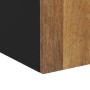Armario de baño de pared madera maciza de mango 38x33x48 cm de vidaXL, Muebles de baño - Ref: Foro24-351993, Precio: 56,12 €,...