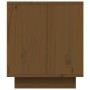 Mueble de TV madera maciza de pino marrón miel 80x35x40,5 cm en Muebles TV | Comprar online en Foru.es
