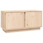 Mueble de TV de madera maciza de pino 80x35x40,5 cm en Muebles TV | Comprar online en Foru.es