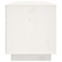 Mueble de TV madera maciza de pino blanco 80x35x40,5 cm en Muebles TV | Comprar online en Foru.es