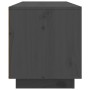 Mueble de TV madera maciza de pino gris 80x35x40,5 cm en Muebles TV | Comprar online en Foru.es