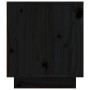 Mueble de TV madera maciza de pino negro 110x35x40,5 cm en Muebles TV | Comprar online en Foru.es