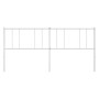 Cabecero de metal blanco 180 cm de vidaXL, Cabeceros y pies de cama - Ref: Foro24-352565, Precio: 29,44 €, Descuento: %