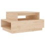 Mesa de centro de madera maciza de pino 80x55x40,5 cm en Mesas de centro | Comprar online en Foru.es