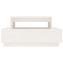 Mesa de centro madera maciza de pino blanco 80x55x40,5 cm en Mesas de centro | Comprar online en Foru.es