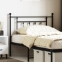 Cabecero de metal negro 100 cm de vidaXL, Cabeceros y pies de cama - Ref: Foro24-353566, Precio: 29,16 €, Descuento: %